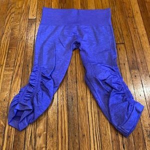 Lululemon In The Flow Crop Power Purple size 4
